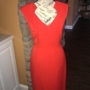Summer Work Dress-Orange